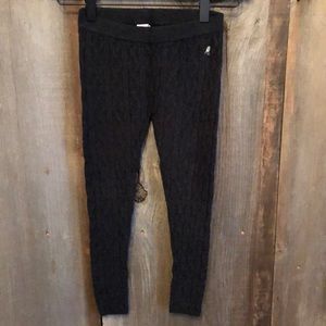 77kids Gray Cable Knit Leggings XS 5 6